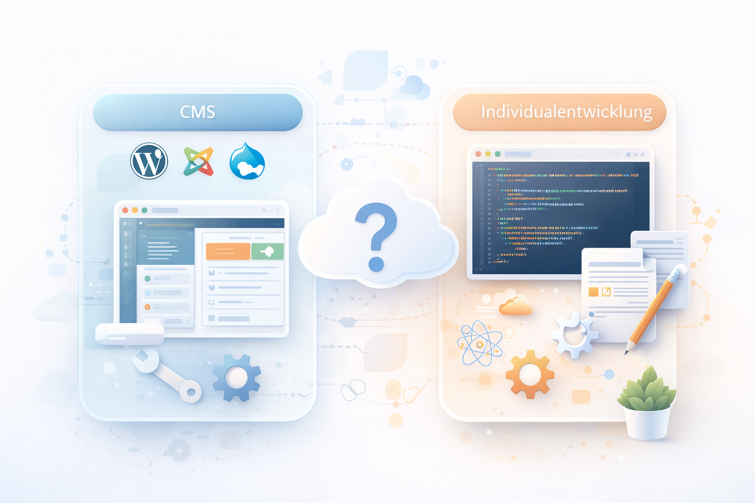 CMS oder Individualentwicklung – was ist die bessere Wahl?