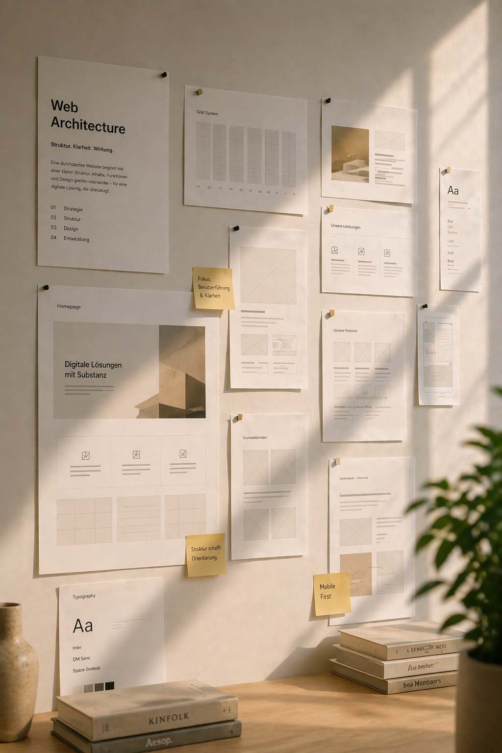 Webentwicklung und Struktur